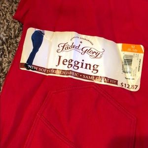 Faded Glory Jeans Red Size M